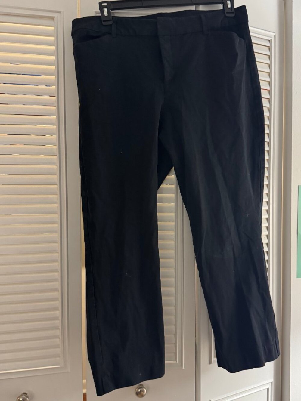Old Navy High-Rise Pixie Straight Size 18 Black